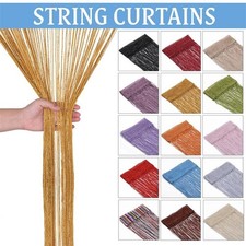 String curtain panels door fly - string,