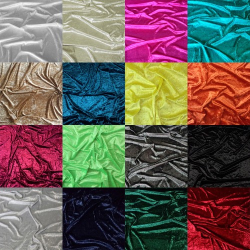 Premium crushed velvet fabric - velvet,