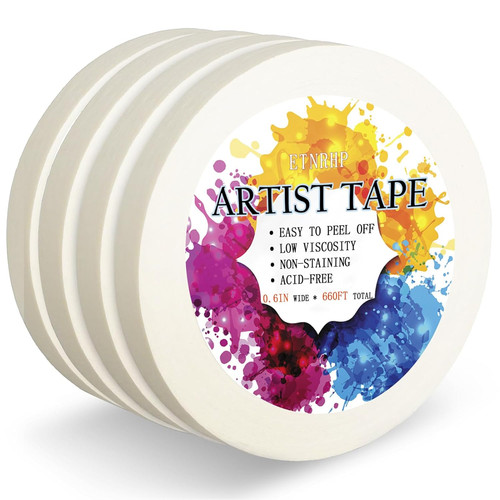 Pack artist tape low tack - 4,