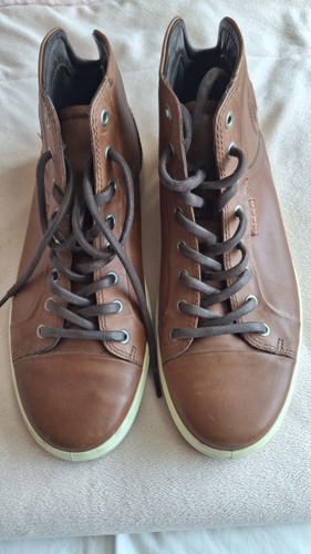 Ecco mens brown high - brown, top