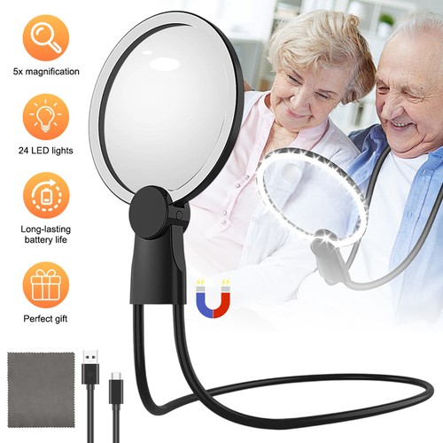 Hands free magnifying glass - magnifying,