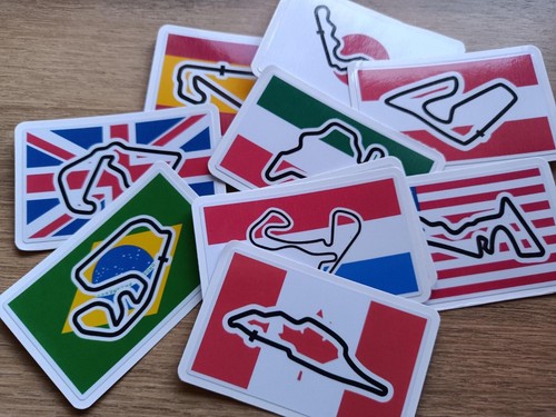 Racing track sticker - racing,