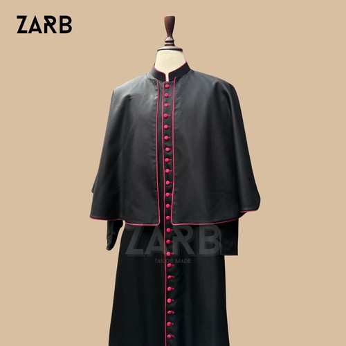Black bishop cassock fuchsia - cassock,