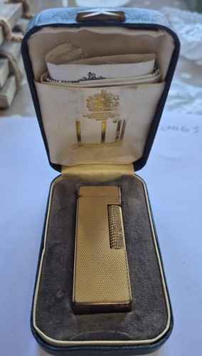 Vintage dunhill gold plated - gold,