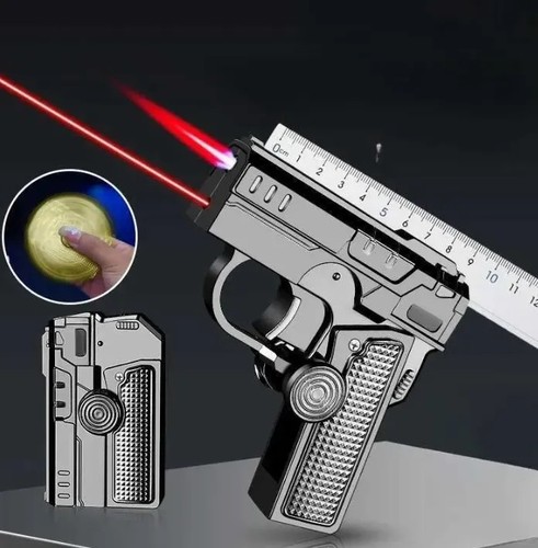 Black spinner red laser - black,