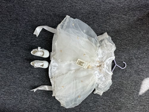 Antique christening gown - christening, hand