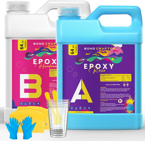 Epoxy resin kit 1gallon clear - resin,
