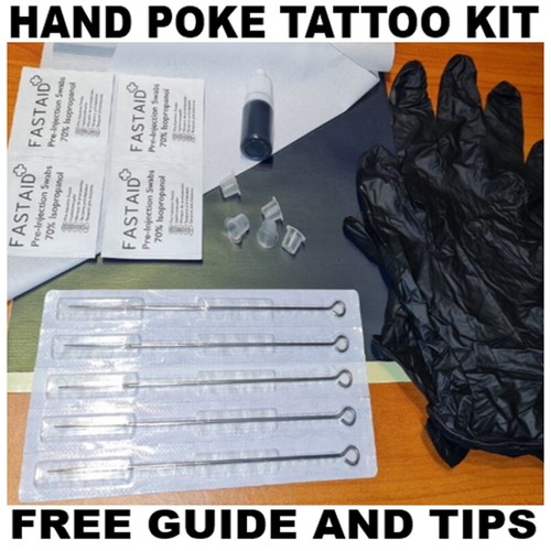 Hand poke tattoo kit stick - poke,