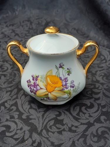 Vintage bone china gilded - bone,