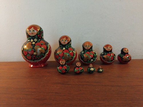 Vintage russian dolls - dolls, x9