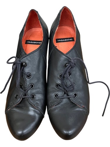 Vagabond black leather - vagabond, lace-up