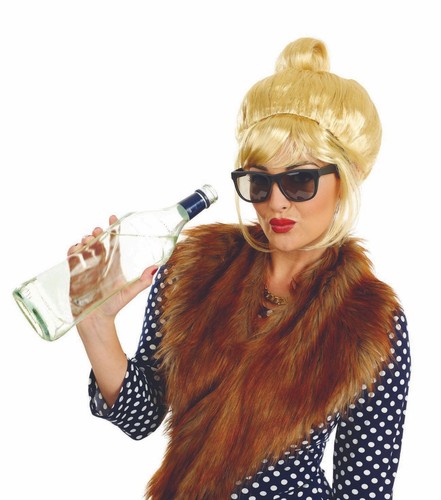 Women blonde beehive - blonde, wig
