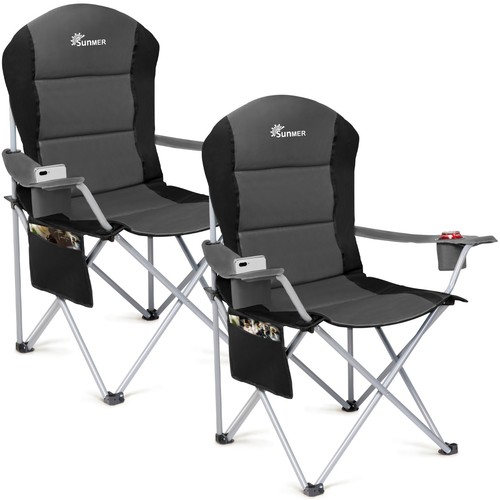 Padded folding camping - 2x,