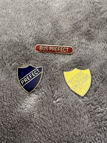 3school badges prefect - prefect,, bus