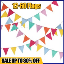 Triangle flags bunting - 60,