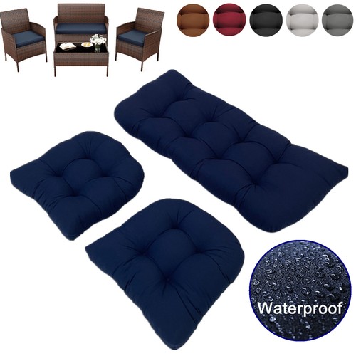 Piece outdoor tufted wicker - 3-piece,
