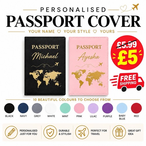 Personalised passport holder - passport,