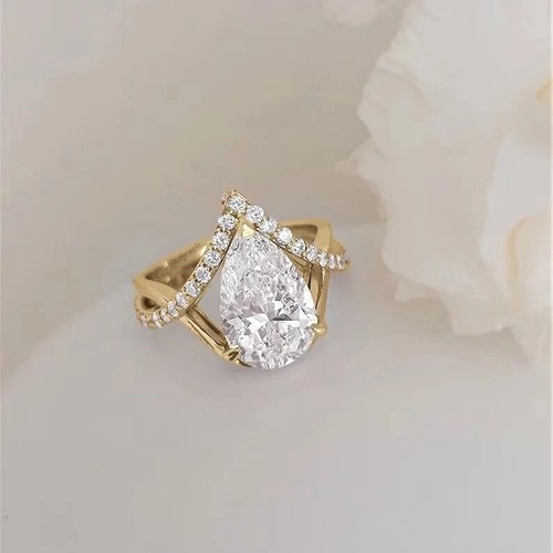 5ct pear cut - pear, real