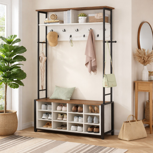 Hall tree coat rack - hall,