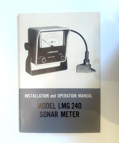 Vintage lowrance manual model - lowrance,