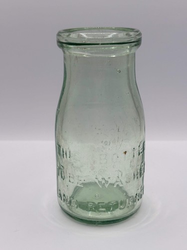 Old small aqua - small, milk