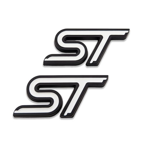 Black white metal - 2x, emblem