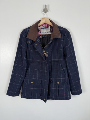 Joules tweed field coat jacket - tweed,