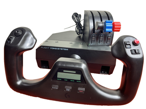 Logitech flight yoke system - logitech,