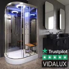 Steam Shower SS 1200 x 800 Right Hand Cabin Enclosure NO LEAK GUARANTEE UK#1