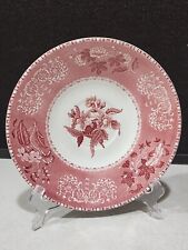 SPODE ENGLAND PINK CAMILLA LARGE BREAKFAST SAUCER ONLY - NO CUP
