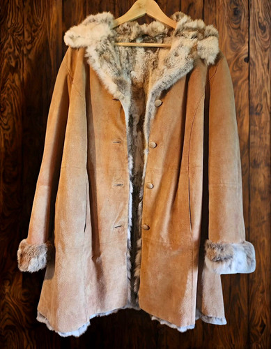 Vintage rabbit fur - vintage, coat