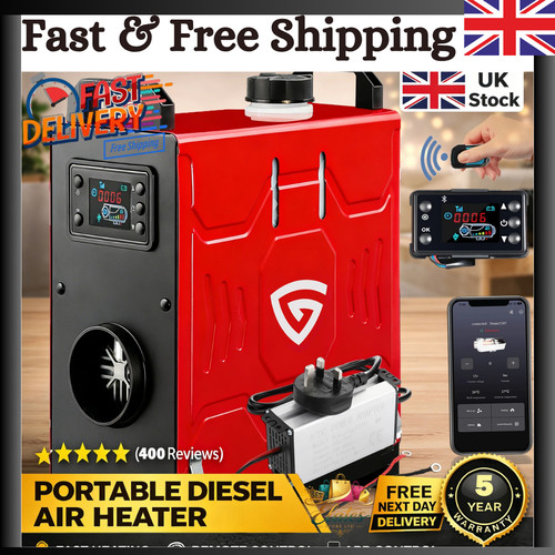Diesel air heater 8kw 12v - air,