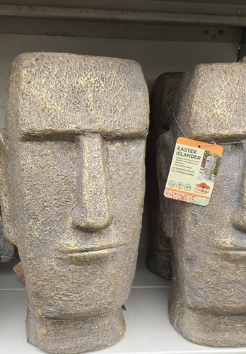 Easter island moai head - easter, 41cm