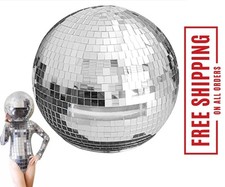 Disco Ball Helmet, Mirror Ball Hat, Sparkling Disco Ball Decoration, Mirror Glas