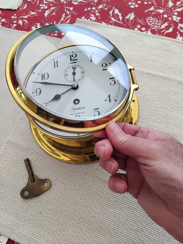 Nautical ships brass - brass, clock