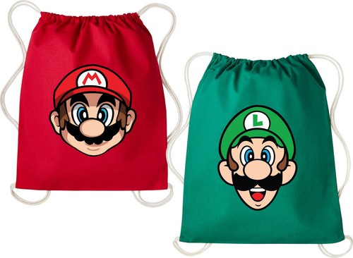 Mario and luigi - and, drawstring