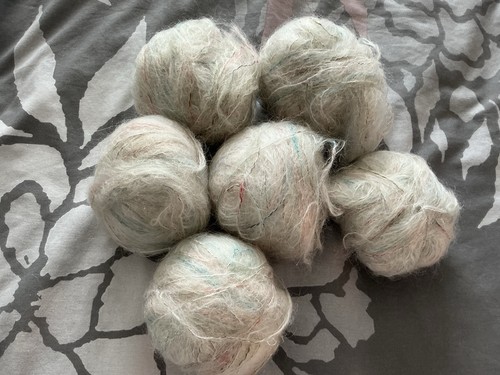 Balls mohair wool - of,