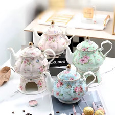 English Garden Ceramic Teapot