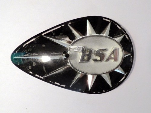 Bsa petrol tank - petrol, badge