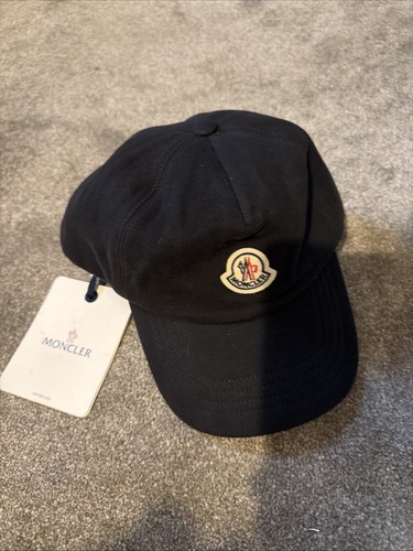 Moncler navy thick cotton logo - moncler,