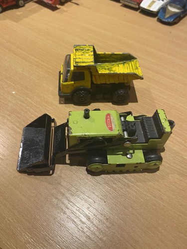Vintage tonka bulldozer - tonka, lime