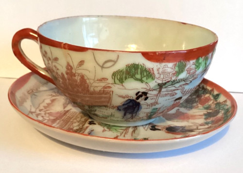 Antique egg shell porcelain - egg,