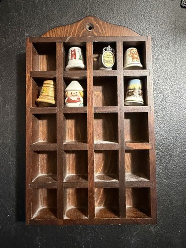 Sewing thimble wooden wall - thimble,