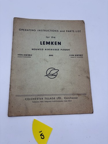 Lemken series mounted - series,