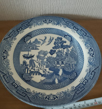 English EIT “OLD WILLOW" 24.5cm  Plate      [B24]
