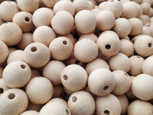 Pcs wooden craft balls - 50,