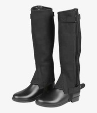 Minichaps ClassicStretch Womens Chaps Covalliero Ladies Chaps Black Riding Boots