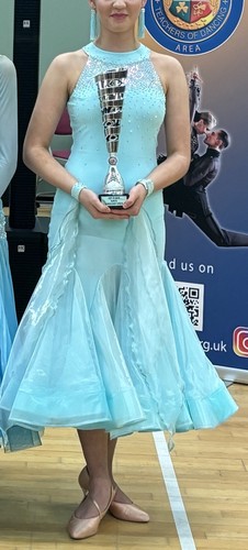 Blue ballroom dance - ballroom,