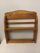 Vintage Pine Spice Jar Rack