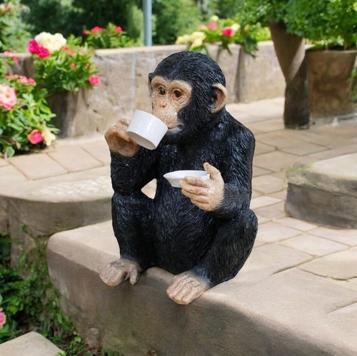 Cup tea monkey cuppa chimp - monkey,